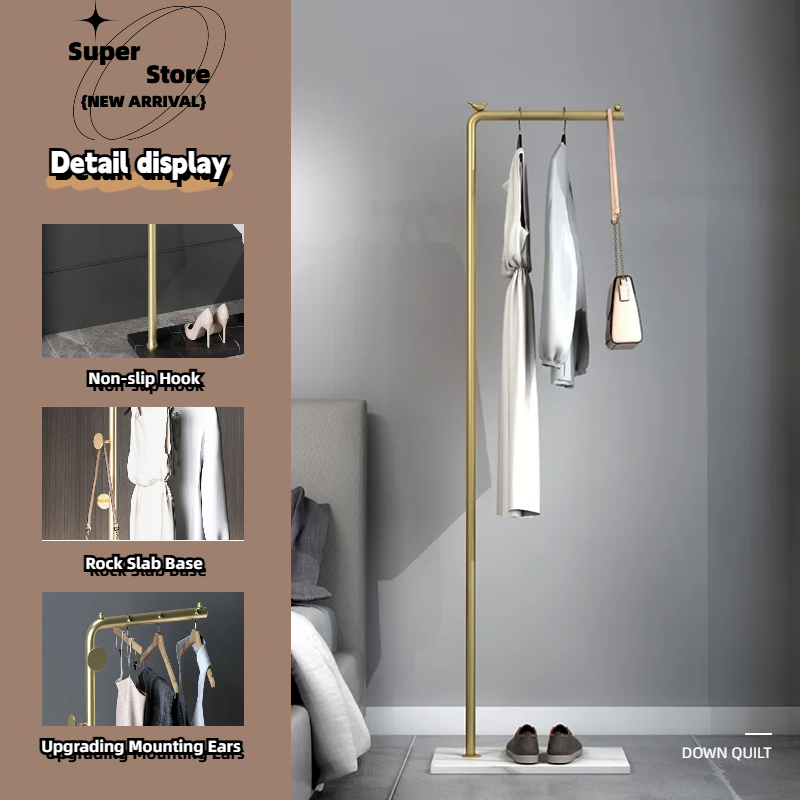 European Rack Ng Damit Stainless Steel Clothes Rack Floor-standing Coat ...