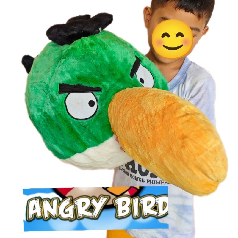 Angry Bird Jumbo Stuffed toy preloved | Shopee Philippines