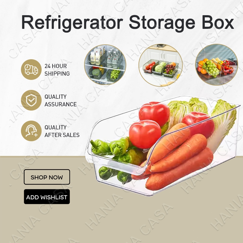 Refrigerator Storage Box Open Food Container Crisper Food Grade Egg ...