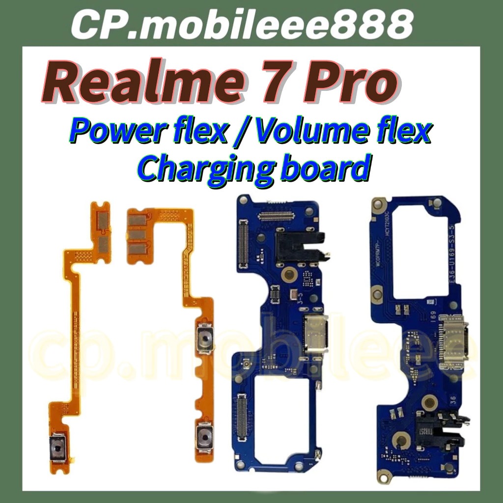 Power Flex Volume Flex Button Switch USB Charging Port Board For Realme ...