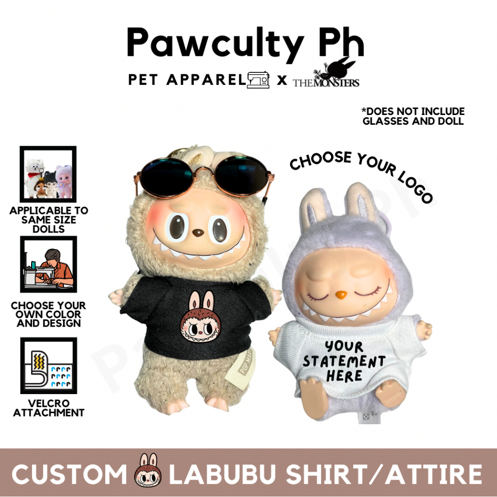 Labubu Macaron V1/V2 CUSTOM doll clothes shirt | Shopee Philippines