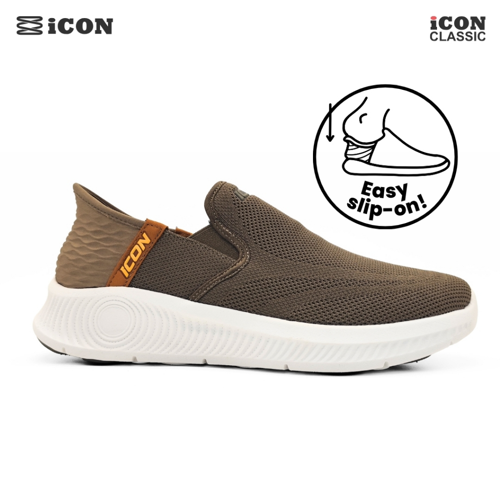 ICON CONNOR Fatigue Men's Lightweight Slip-on Lifestyle Shoes | Shopee ...