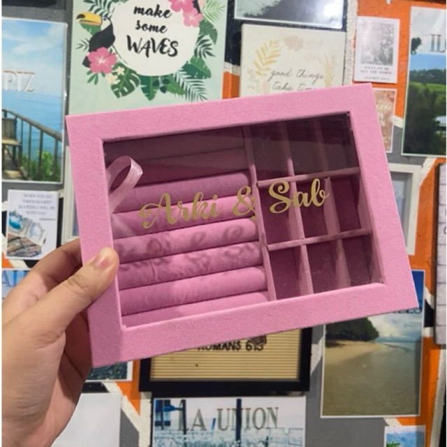 Personalized jewely box perfect christmas gift with ribbon and box ...