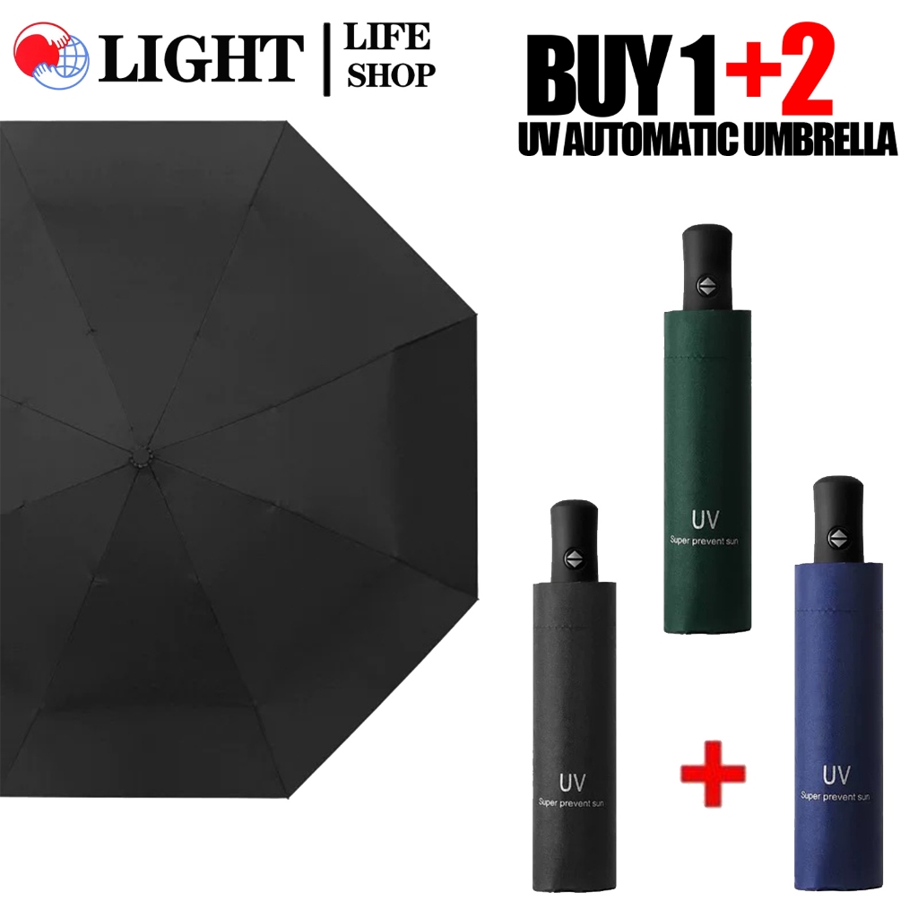 BUY 1 TAKE 2 or TAKE 1 UV automatic umbrella for both men and women ...