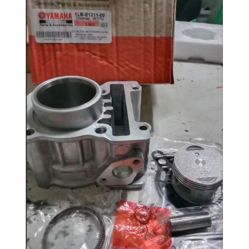 YAMAHA Genuine cylinder block set with piston kit ring gasket For(MXI ...