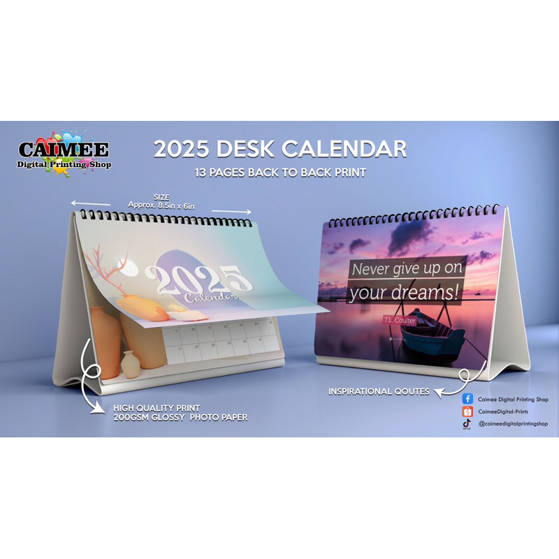 Desk Calendar 2025 Quotes 