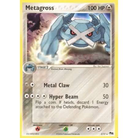 Metagross - 2/17 - Holo Rare Pokemon POP Series 1 Promos | Shopee ...