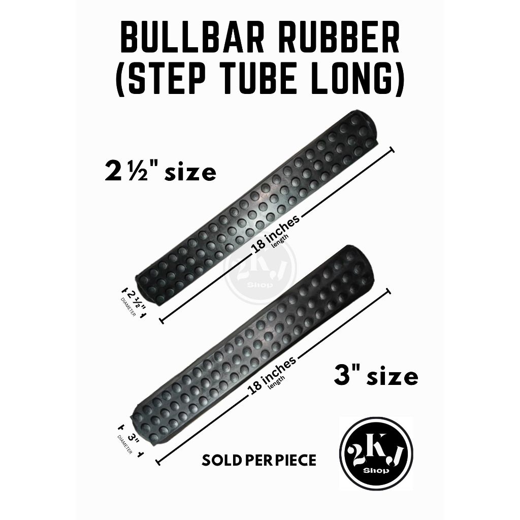 Bull Bar Rubber Step Tube (Long) 3
