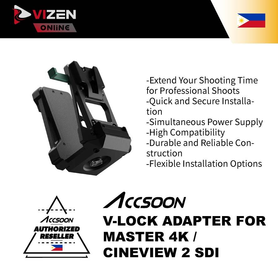 Accsoon V-LOCK ADAPTER FOR MASTER 4K / CINEVIEW 2 SDI | Shopee Philippines