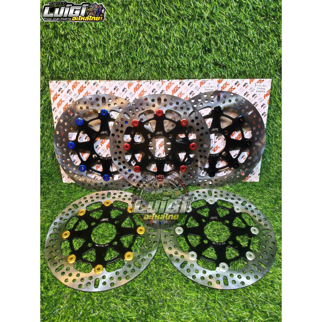 AEK CNC 260MM FLOATING DISC W/ BRACKET CLICK / 125 / MIO SPORTY / MIO I ...