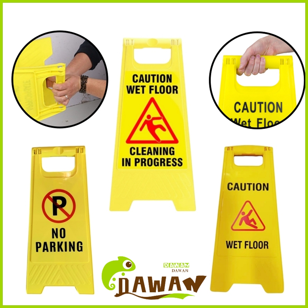 PVC No Parking/Wet Floor Warning Sign Caution Wet Floor Signage ...