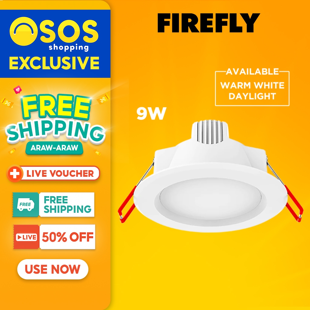 FIREFLY Basic Series LED Integrated Downlight (9W / 100-240V) EDL222209 ...