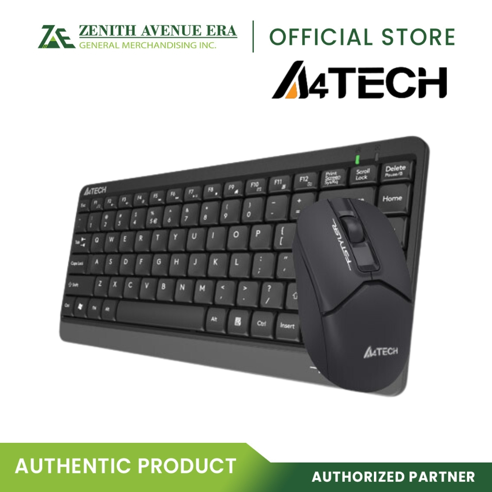 A4Tech FG1112 2.4G Keyboard & Mouse Compact Desktop Set | Shopee ...