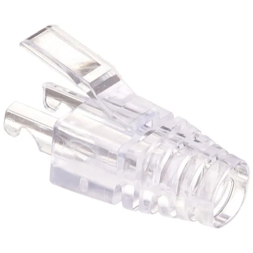 100pcs White transparent rj45 Plug boot caps Ethernet Network Cable ...
