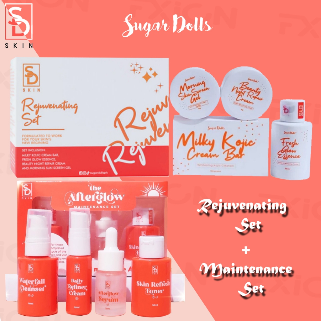 SUGAR DOLLS SKIN Rejuvenating Set 4in1 | Maintenance Set | Shopee ...