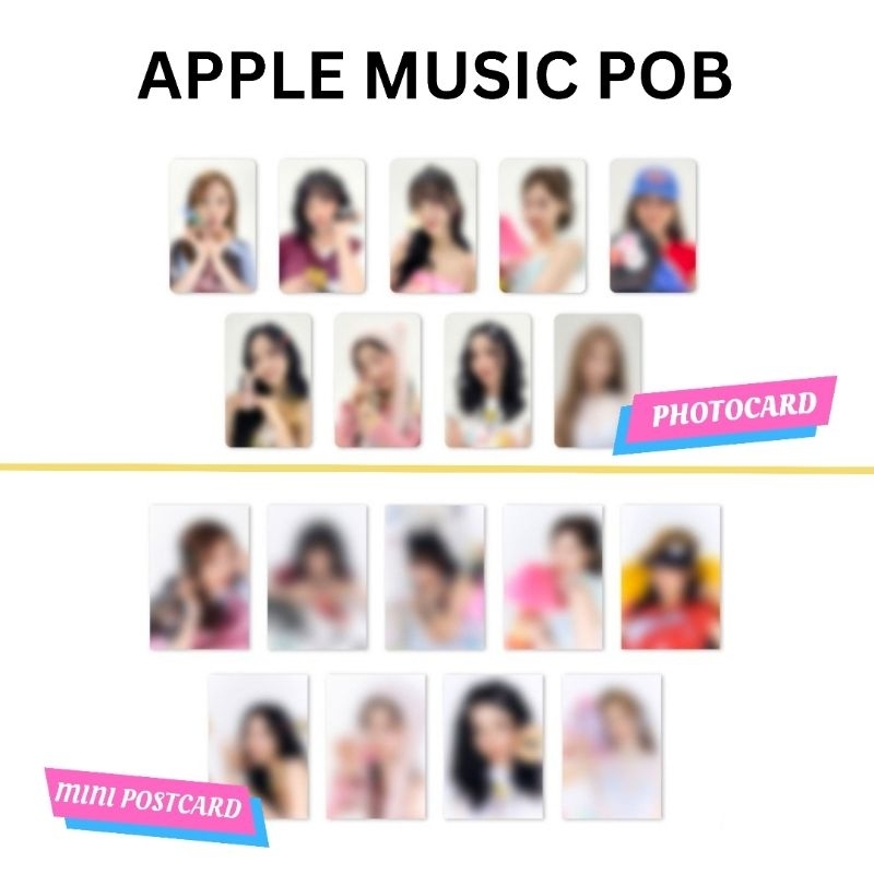 TWICE 'Collector' Season's Greeting 2025 APPLE MUSIC POB per Member Set