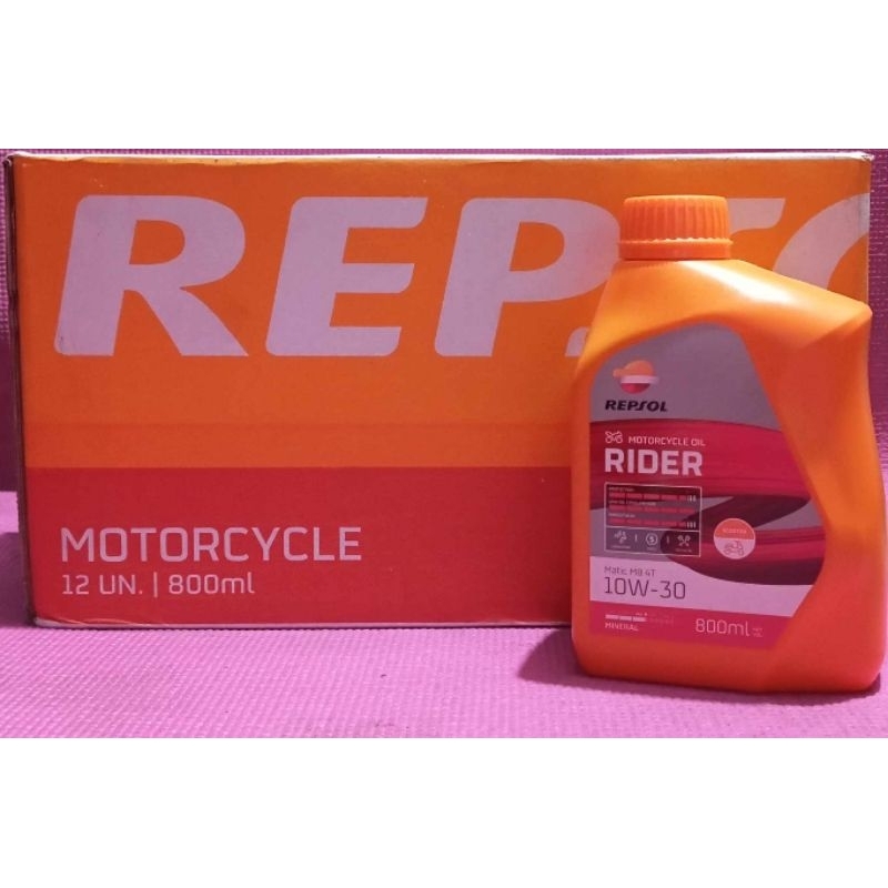 1 Box Repsol Rider Scooter 10w30 800ml -12pcs/Box | Shopee Philippines