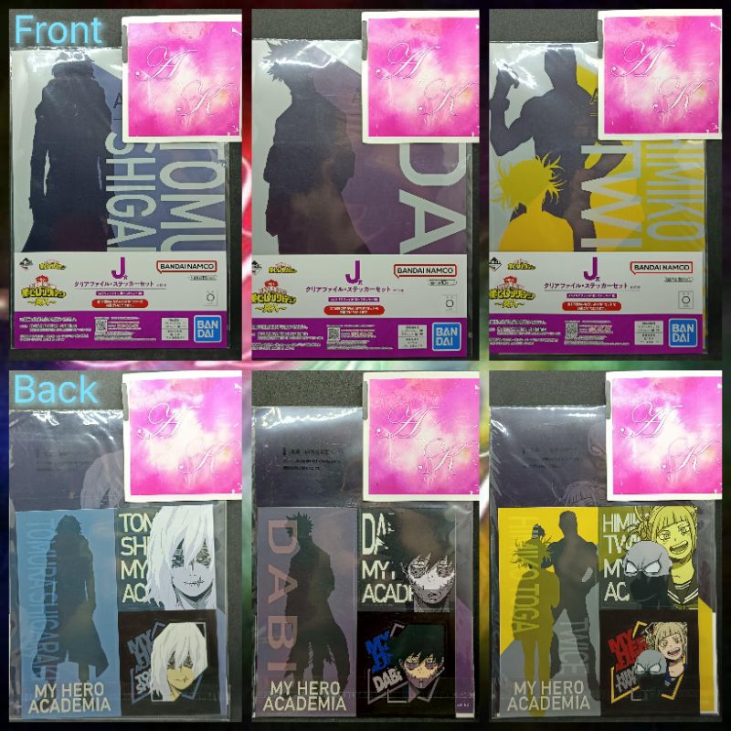 My Hero Academia Plastic Folder with Stickers ( MHA ) | Shopee Philippines