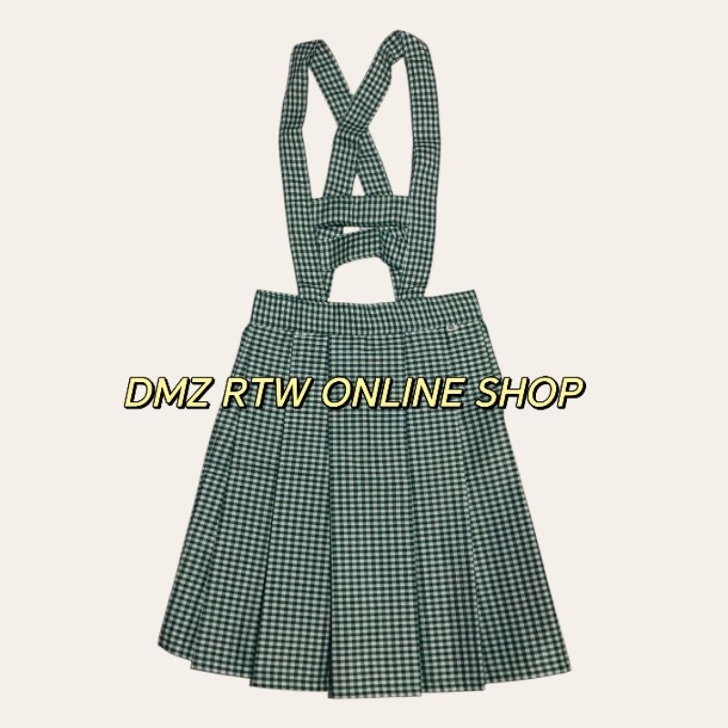 CHECKERED GREEN PALDA WITH JUMPER UNIFORM | Shopee Philippines
