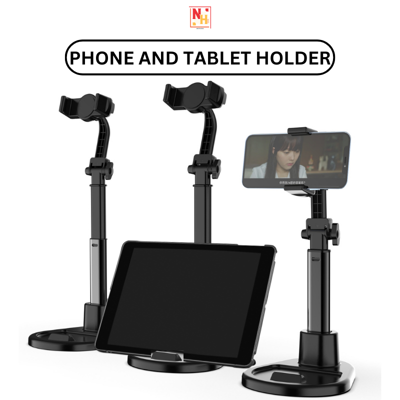 2in1 Desktop Phone & Tablet Stand Holder Rotate 180° Overhead for ...