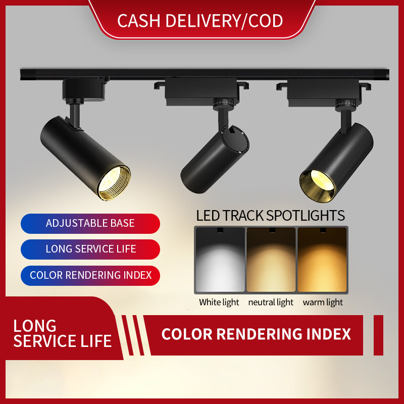 1PCS LED Track Light 10W-40W cob light for ceiling pin lights ceiling ...