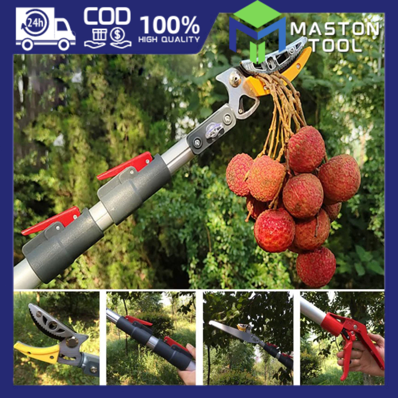 Heavy Duty Branch Cutter Retractable Garden Scissors High Altitude ...