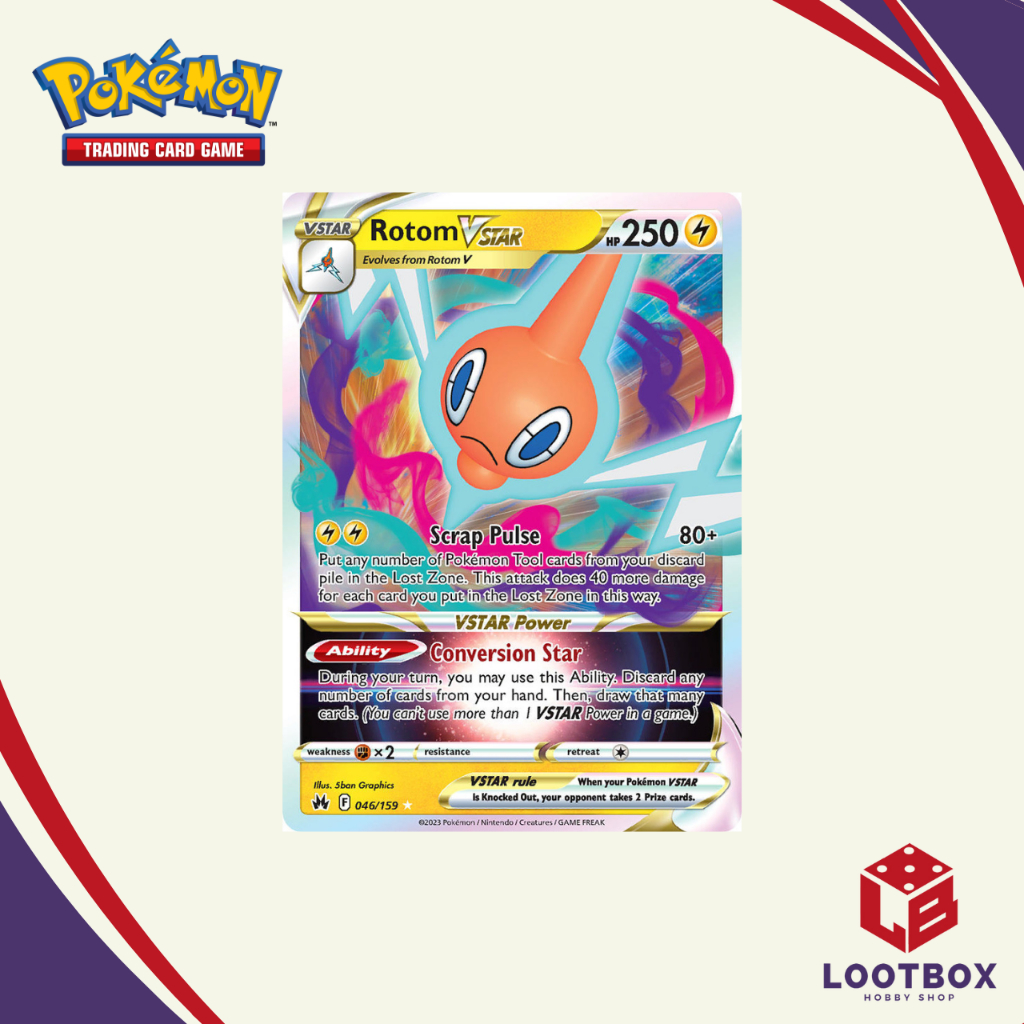 Pokemon Card Game: Rotom VSTAR (Ultra Rare) - Crown Zenith | Shopee ...