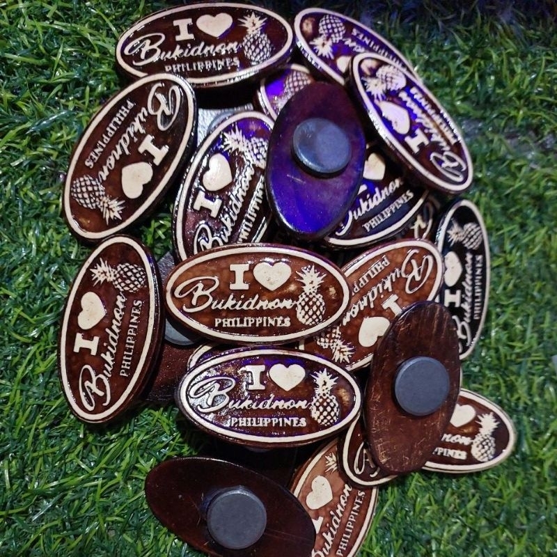 25pcs Oval Ref Magnets Bukidnon Souvenirs | Shopee Philippines