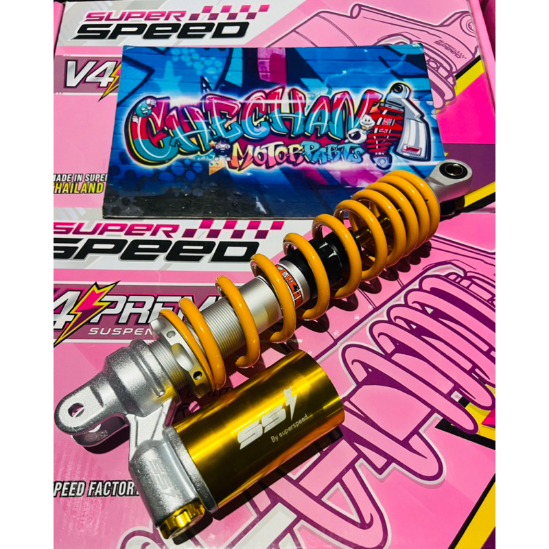 SUPERSPEED SHOCK MIO CLICK BEAT INVERTED SHOCK 300MM / 330MM | Shopee ...