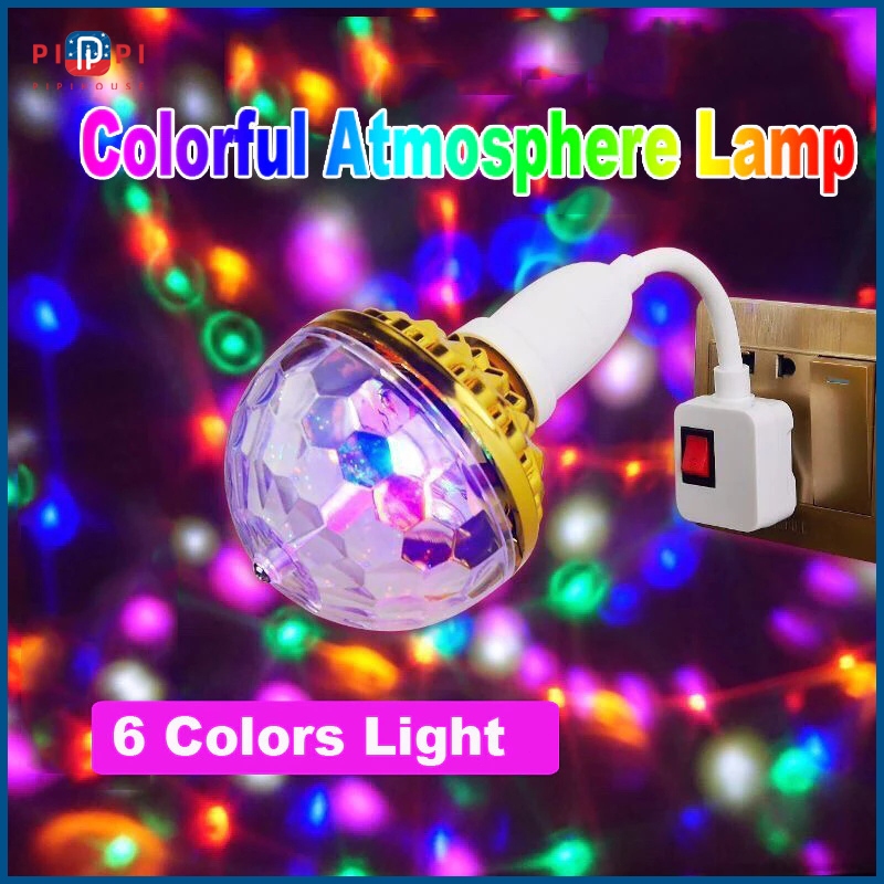 Disco Ball Lamps Decoration Rotating Crystal Magic Ball DJ Party Effect ...