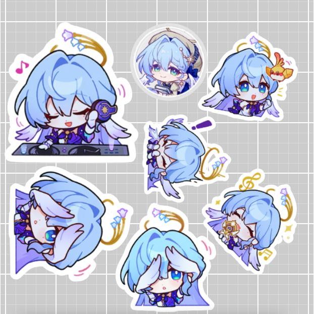 Honkai Star Rail Matte Waterproof Robin Sticker | Shopee Philippines