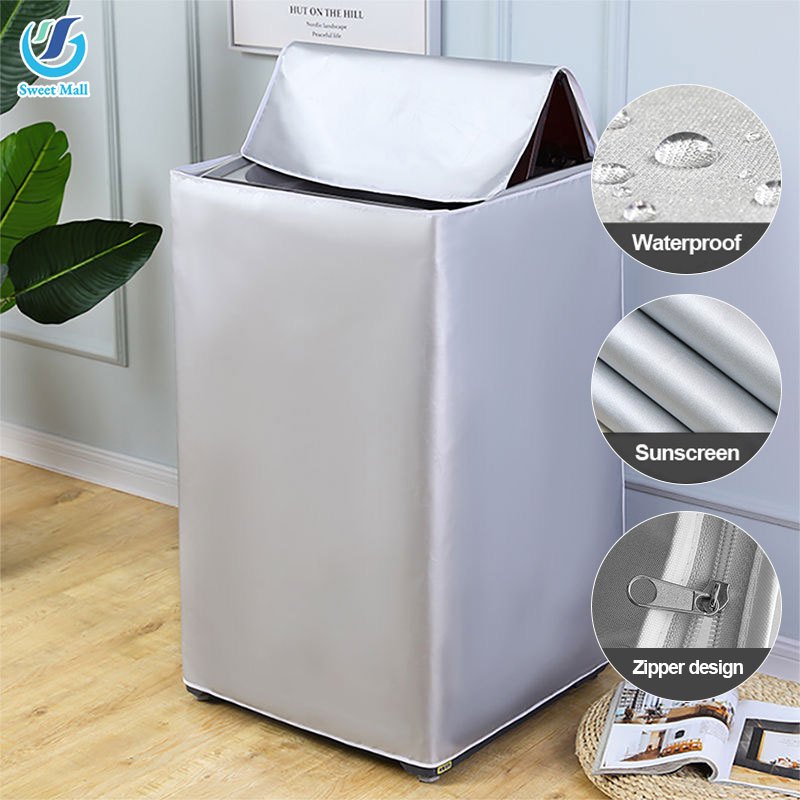 Washing Machine Cover Waterproof Dustproof Sunscreen Protective Case ...