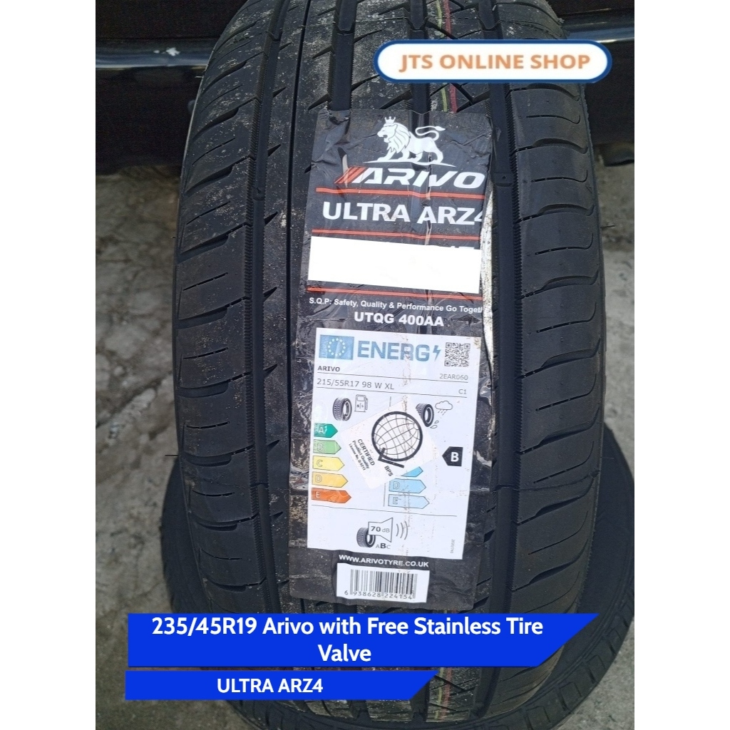 235/45R19 Arivo Ultra ARZ4 With Free Stainless Tire Valve (PRE-ORDER ...