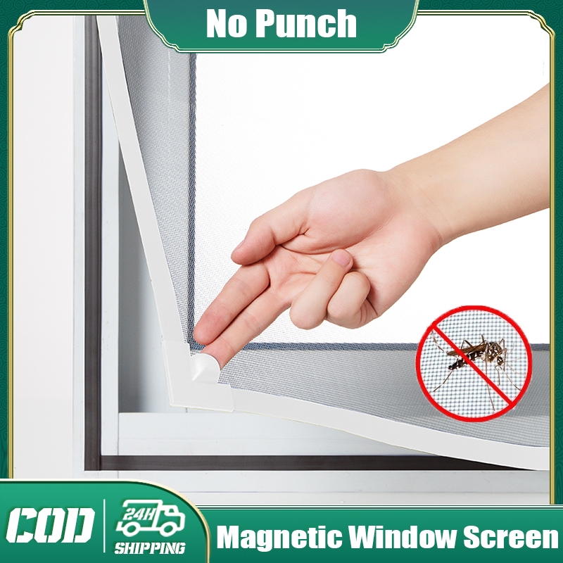 Magnetic Screen Window with Frame Mosquito Screen for Window Anti ...