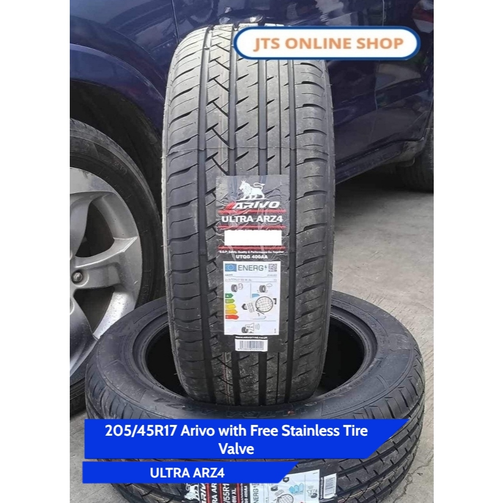205/45R17 Arivo Ultra ARZ4 with Free Stainless Tire Valve (PRE-ORDER ...