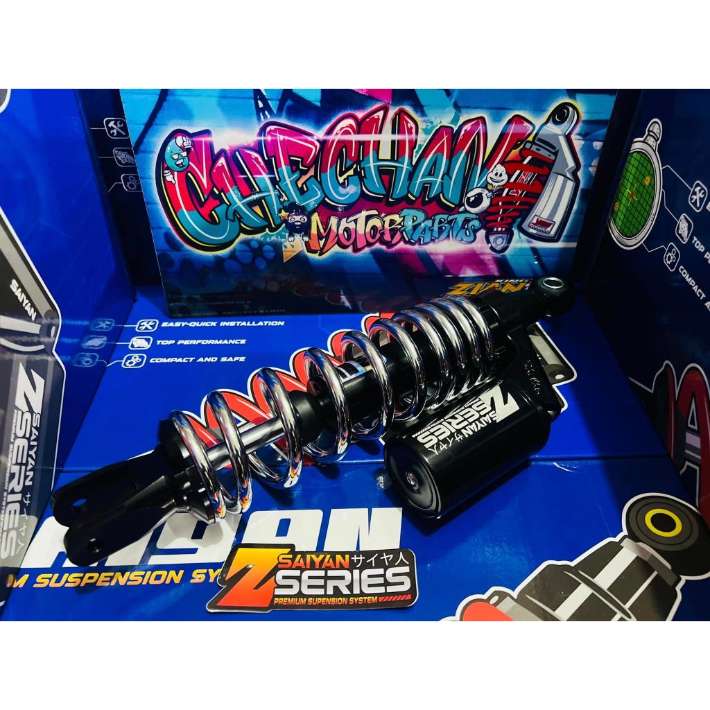 SAIYAN REAR SHOCK 300MM / 330MM MIO CLICK W/TANK | Shopee Philippines