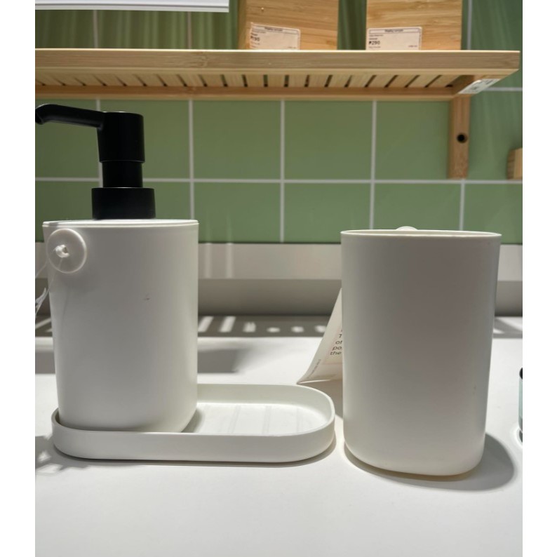 PeppaVi IKEA Original STORAVAN 3-piece bathroom set, white | Shopee ...
