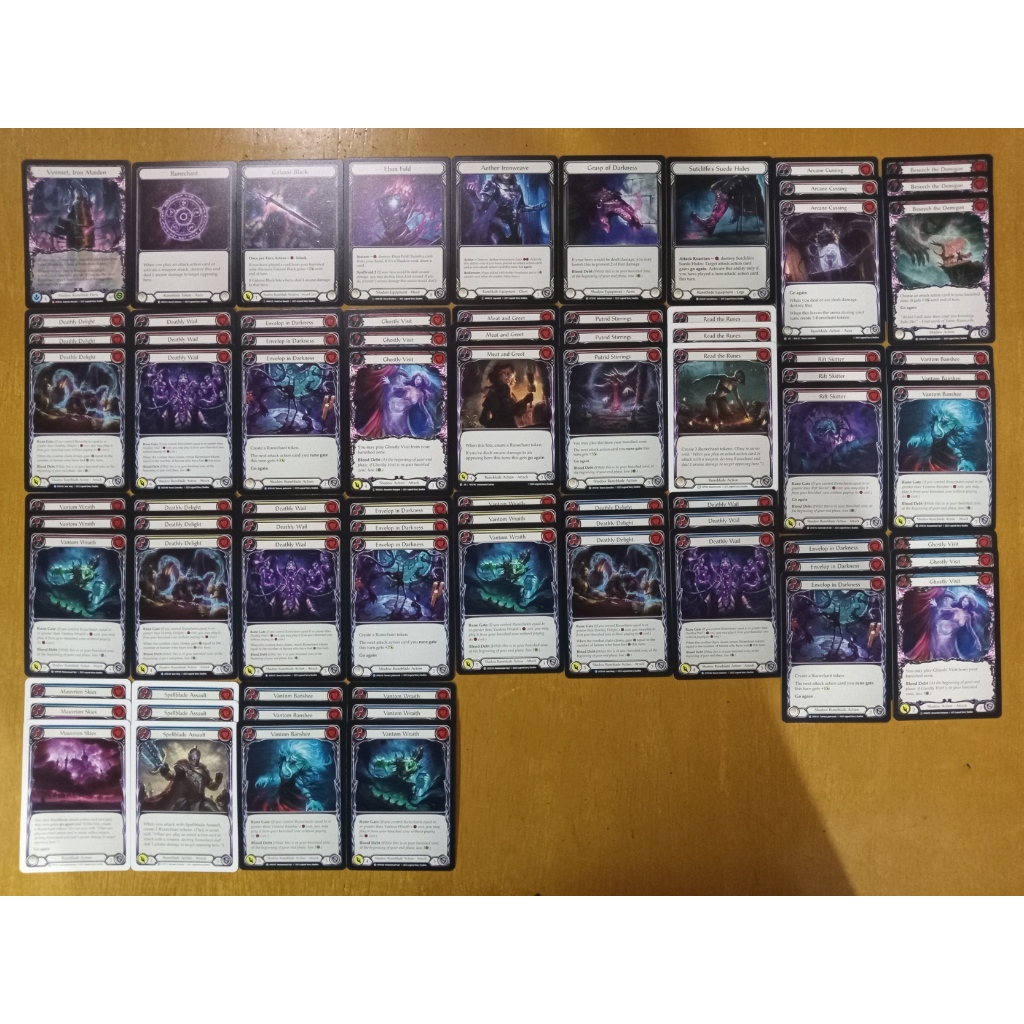 FAB Vynnset, Iron Maiden Shadow Runeblade Budget CC Deck Flesh and ...