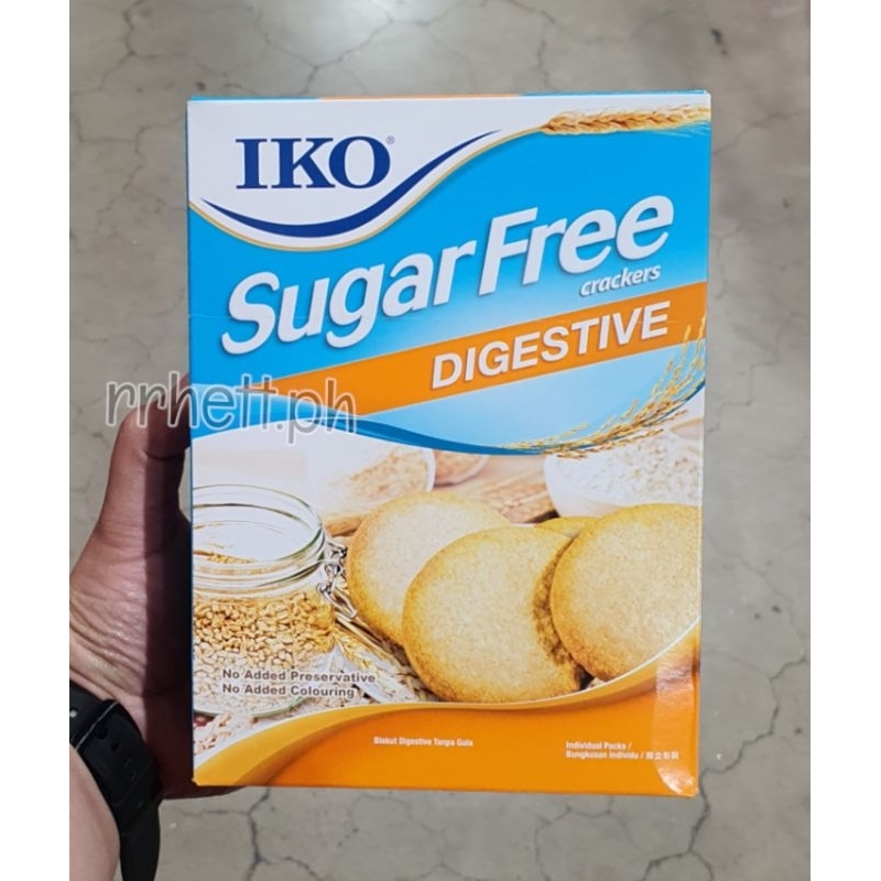 rrhett.ph RS# IKO SUGAR-FREE ORIGINAL DIGESTIVE CRACKERS LIGHT CRISPY ...