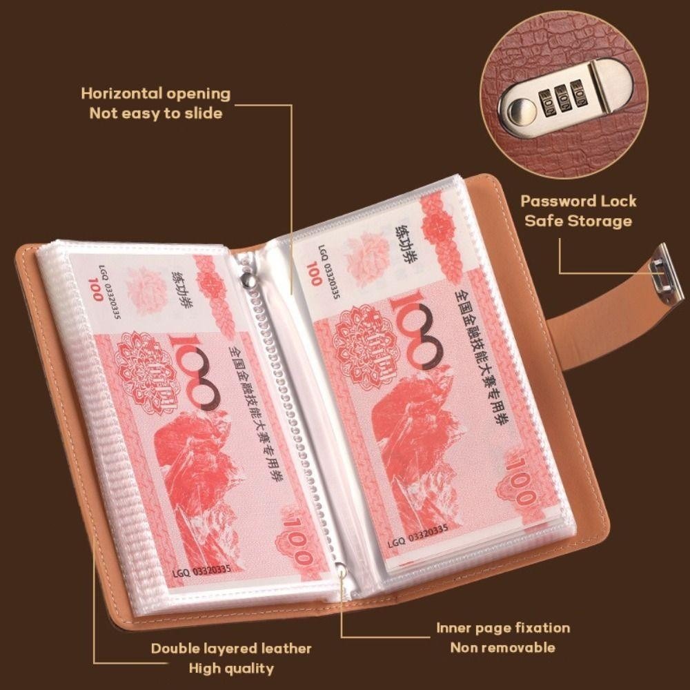 DAPHNE Saving Money Notebook, With Password Lock Waterproof 100 ...