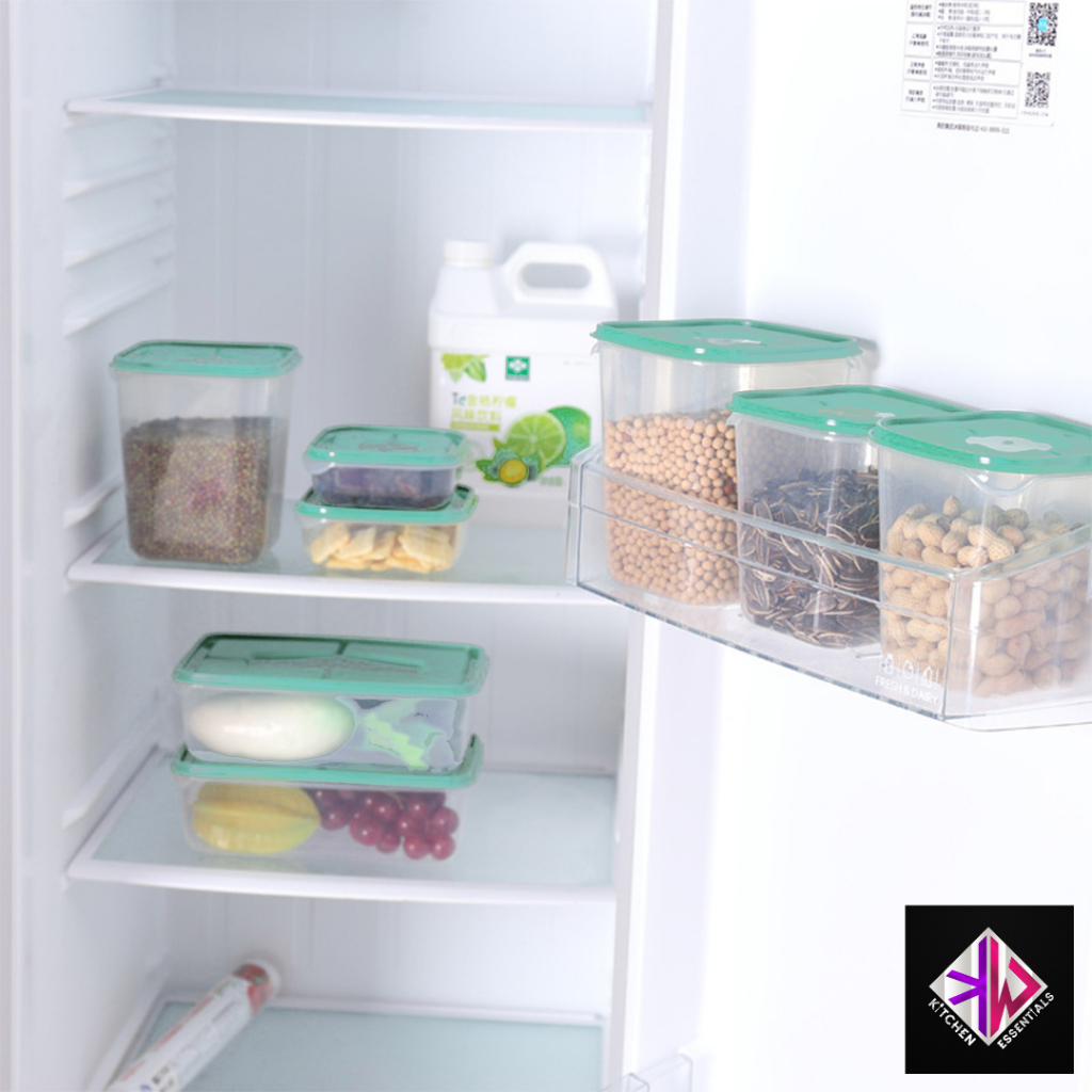 17pcs Set Plastic Food Container Food Storage Tupperware Refrigerator ...