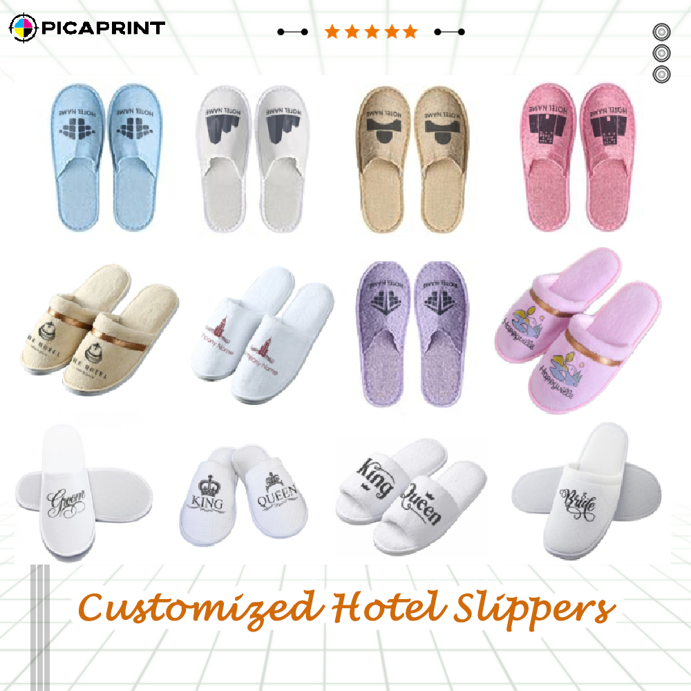1pair Customized Slippers Disposable Indoor Slipper Bride Groom ...