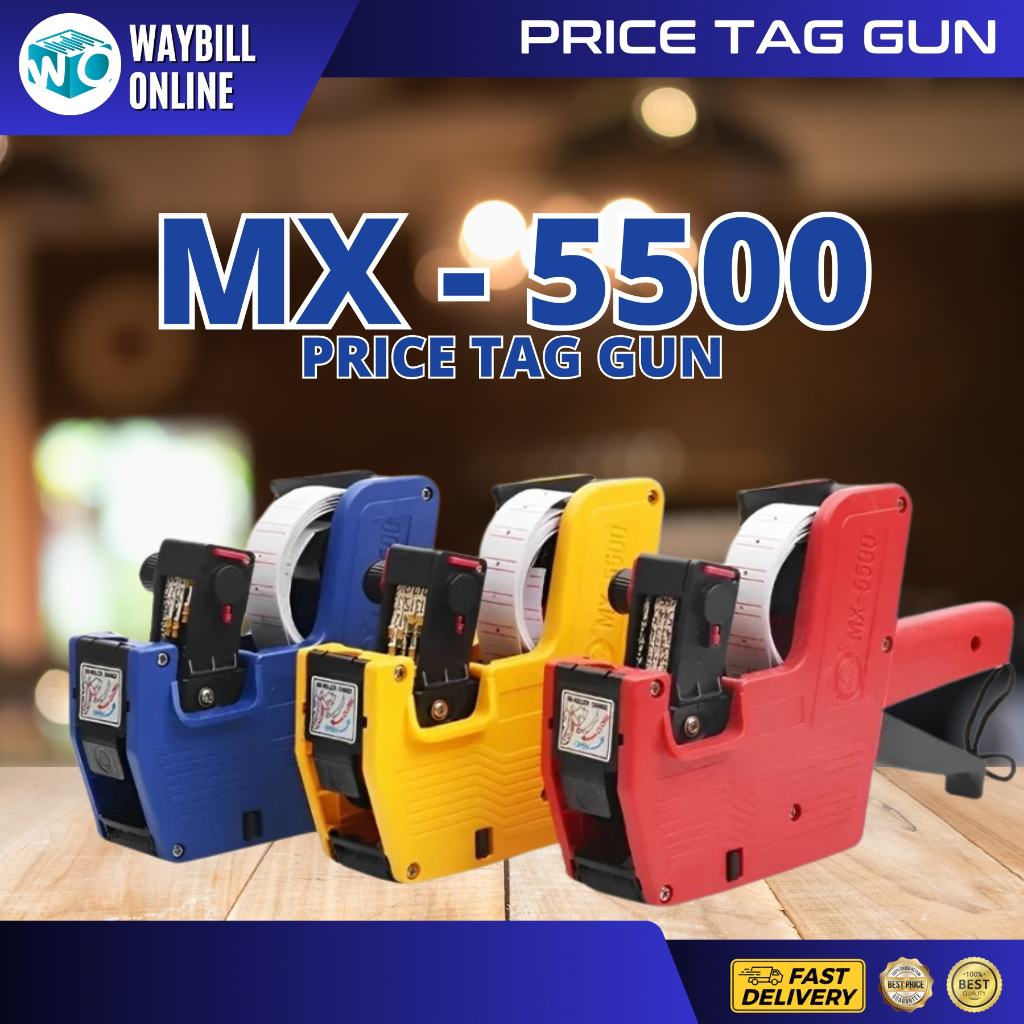 Price Tag Gun MX-5500 8 Digit Price Labeller Gun Tagger Price Tag ...