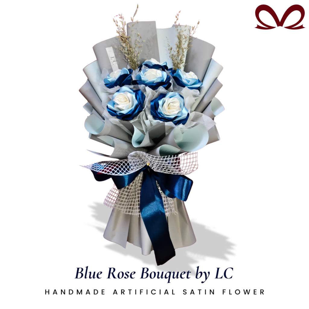Blue Rose Bouquet by LC | Shopee Philippines