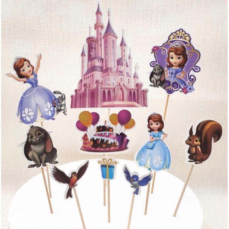 Sofia the First Cardboard Cake Topper | Shopee Philippines