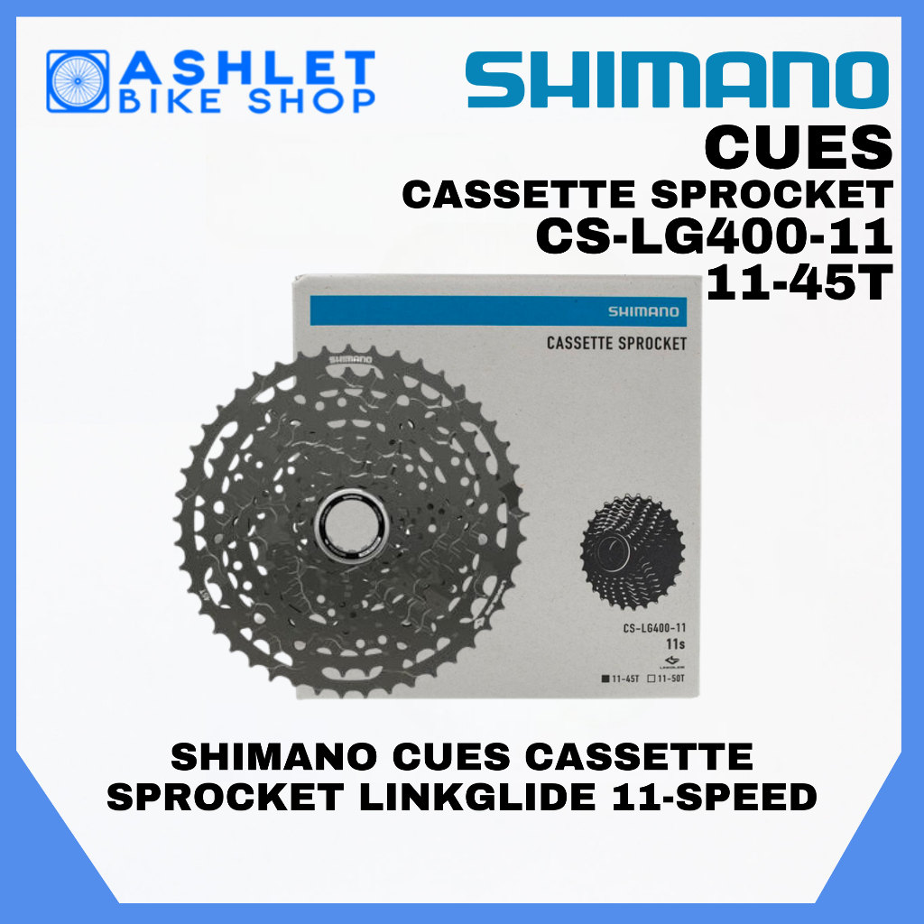 Cassette VTT Shimano Cues CS-LG400 9V noir - Partie cycle vélo sur La