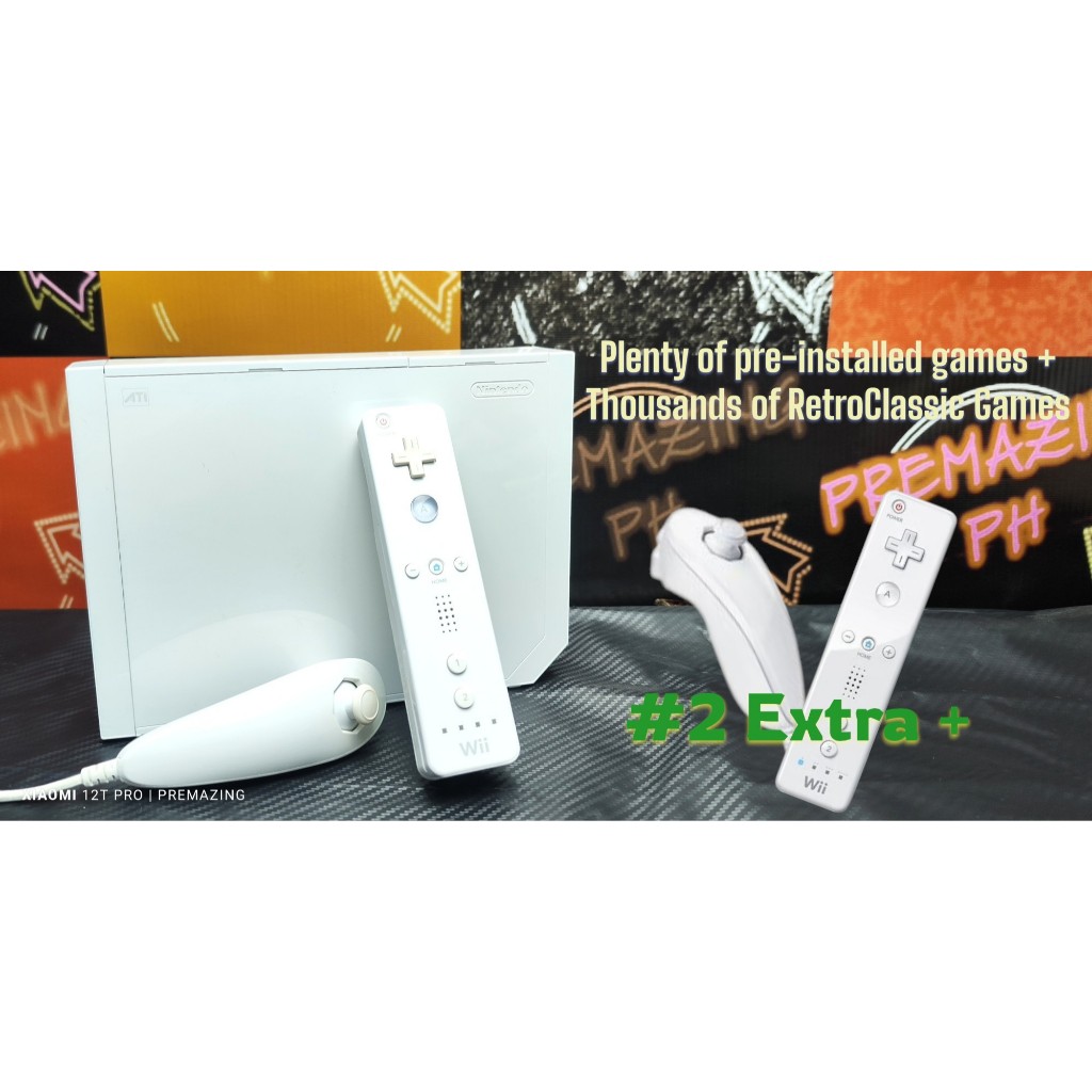Nintendo Switch Nintendo Wii RVL-S-KABN Nintendo RVLSKRP2 Wii Console with Wii Sports Resort for
