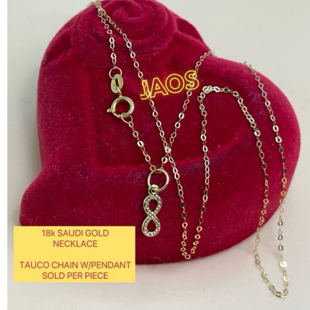 PAWNABLE LIGHTWEIGHT TAUCO CHAIN W/PENDANT SOLD PER PIECE | Shopee ...