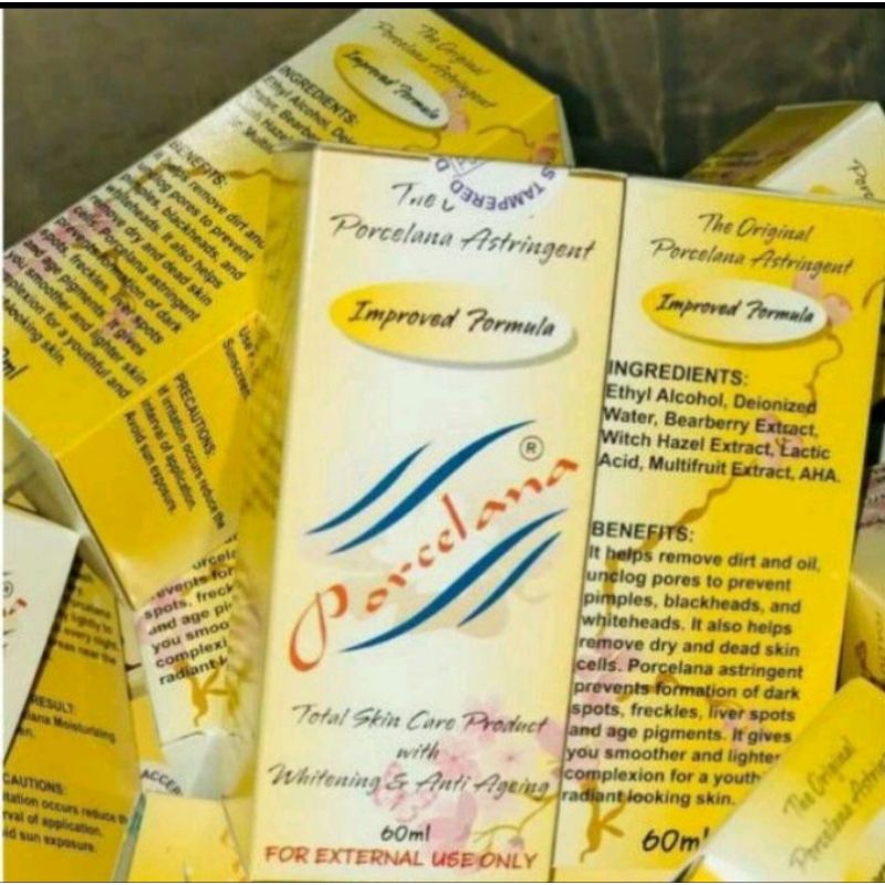 Porcelana improve formula original astringent 60ml | Shopee Philippines