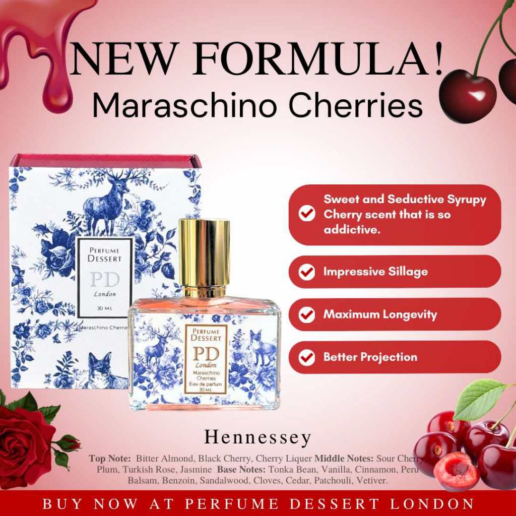 OFFICIAL DISTRIBUTOR Original Perfume Dessert London MARASCHINO
